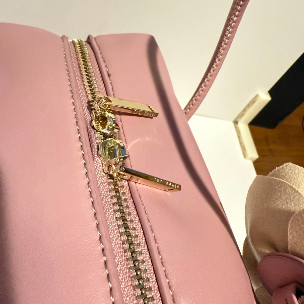 NEW Ted Baker London Nikicon Flower Applique Mini Tote Blush Pink NWT - Picture 16 of 16